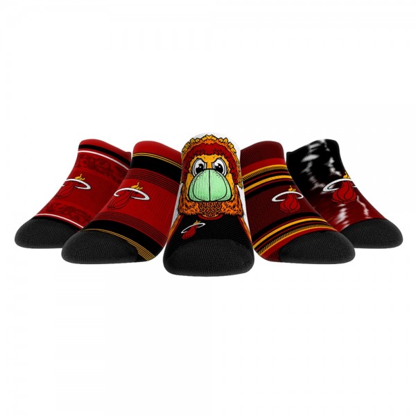 Пять пар носков Miami Heat Rock Em Unisex Super Fan