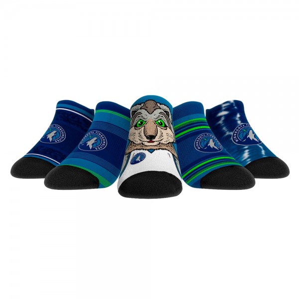 Пять пар носков Minnesota Timberwolves Rock Em Unisex Super Fan