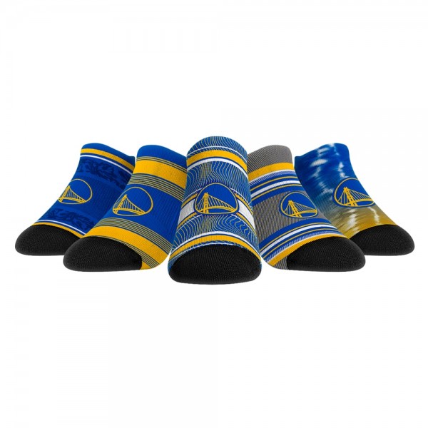 Подростковая Rock Em Socks Golden State Warriors Super Fan 5-Pack Low-Cut Socks