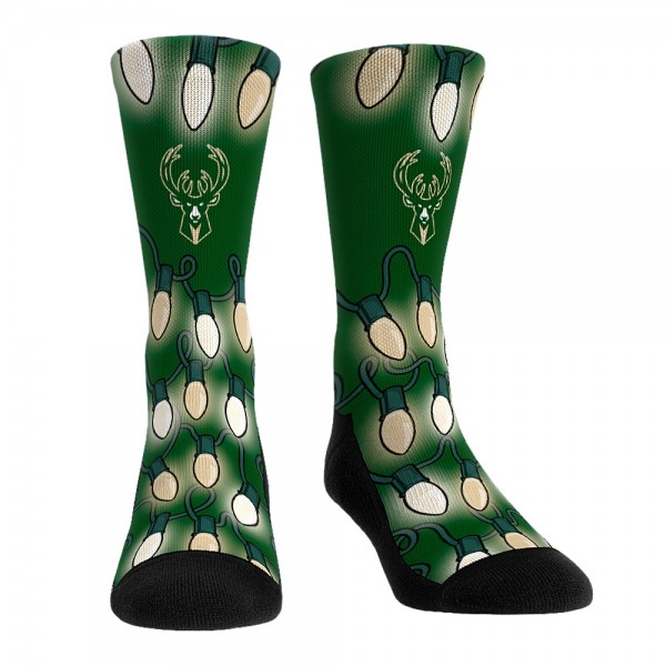 Носки Milwaukee Bucks Rock Em Unisex Holiday 3-Pack Crew