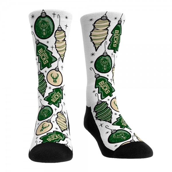 Носки Milwaukee Bucks Rock Em Unisex Holiday 3-Pack Crew