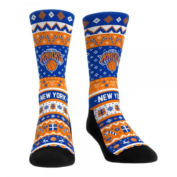 Носки New York Knicks Rock Em Unisex Holiday 3-Pack Crew