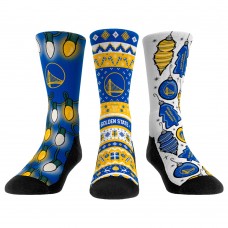 Носки Golden State Warriors Rock Em Youth Holiday 3-Pack Crew