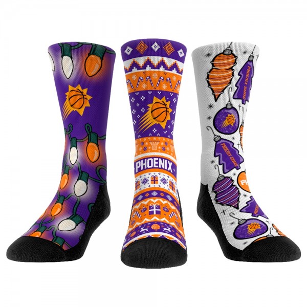 Носки Phoenix Suns Rock Em Youth Holiday 3-Pack Crew