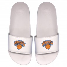 New York Knicks ISlide Primary Logo Motto Slide Sandals - White