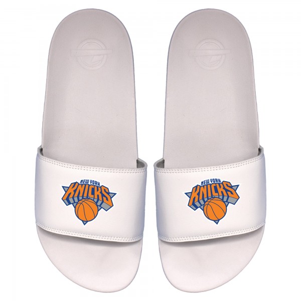 Шлепки New York Knicks ISlide Primary Logo Motto - White