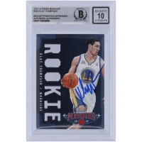 Klay Thompson Golden State Warriors Autographed 2012-13 Panini Marquee #323 Beckett Fanatics Witnessed Authenticated 10 Rookie Card