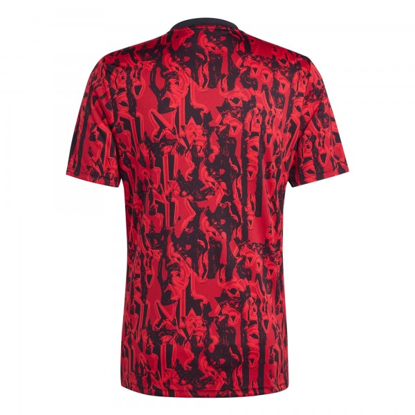 Футболка Manchester United adidas 2023/24 Pre-Match - Red