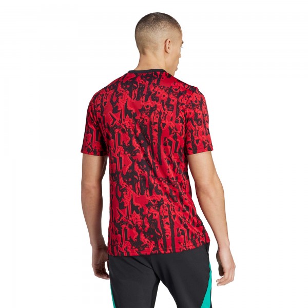 Футболка Manchester United adidas 2023/24 Pre-Match - Red