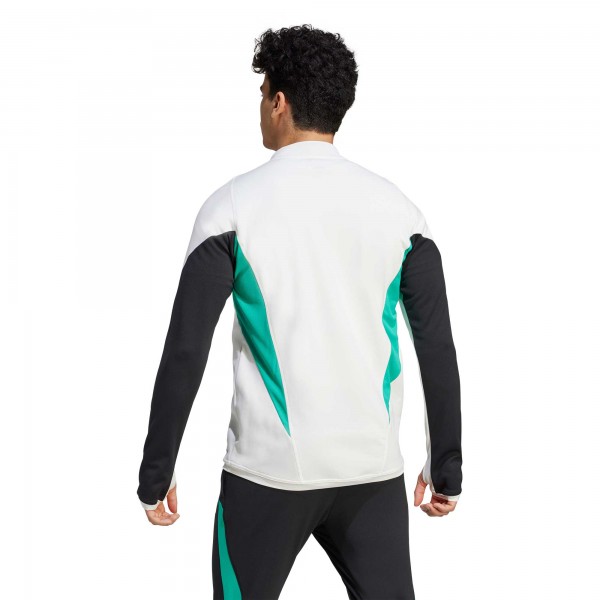 Кофта на короткой молнии Manchester United adidas 2023/24 Training AEROREADY - White