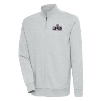 Кофта на молнии LA Clippers Antigua Action - Heather Gray