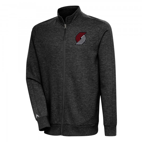 Кофта на молнии Portland Trail Blazers Antigua Action - Heather Black