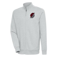 Кофта на молнии Portland Trail Blazers Antigua Action - Heather Gray
