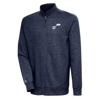 Кофта на молнии Utah Jazz Antigua Action - Heather Navy