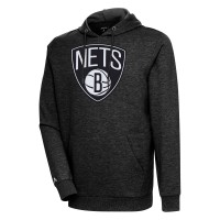 Толстовка Brooklyn Nets Antigua Heather Black Action