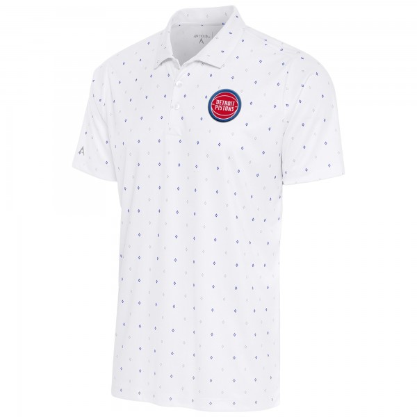 Поло Detroit Pistons Antigua 19th Hole - White/Royal