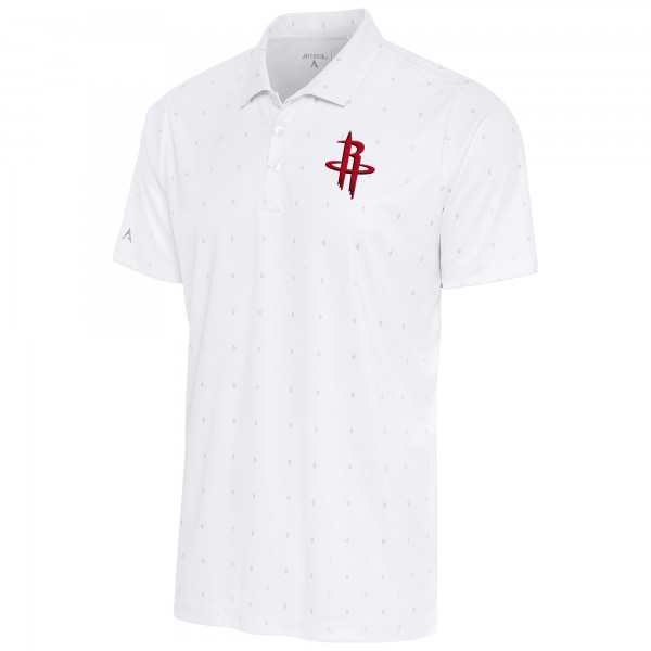 Поло Houston Rockets Antigua 19th Hole - White/Silver