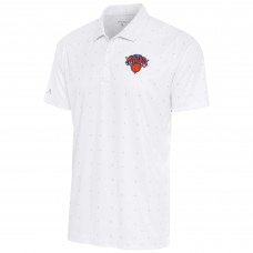 Поло New York Knicks Antigua 19th Hole - White/Silver