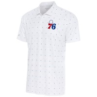 Поло Philadelphia 76ers Antigua 19th Hole - White/Navy