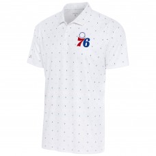 Поло Philadelphia 76ers Antigua 19th Hole - White/Navy