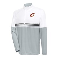 Кофта на короткой молнии Cleveland Cavaliers Antigua Bender - White/Black