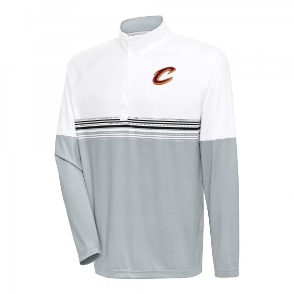 Кофта на короткой молнии Cleveland Cavaliers Antigua Bender - White/Black