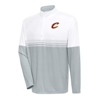 Кофта на короткой молнии Cleveland Cavaliers Antigua Bender - White/Gray