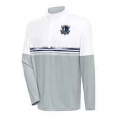 Кофта на короткой молнии Dallas Mavericks Antigua Bender - White/Navy
