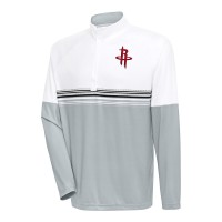 Кофта на короткой молнии Houston Rockets Antigua Bender - White/Black