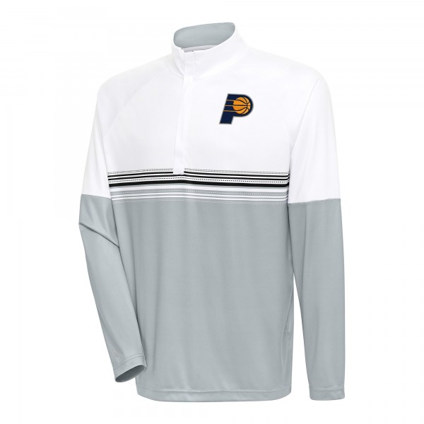 Кофта на короткой молнии Indiana Pacers Antigua Bender - White/Black