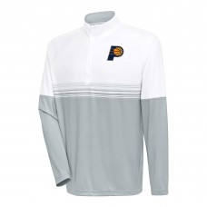 Кофта на короткой молнии Indiana Pacers Antigua Bender - White/Gray