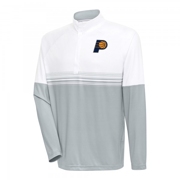 Кофта на короткой молнии Indiana Pacers Antigua Bender - White/Gray