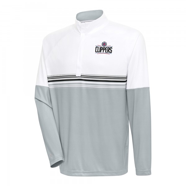 Кофта на короткой молнии LA Clippers Antigua Bender - White/Black