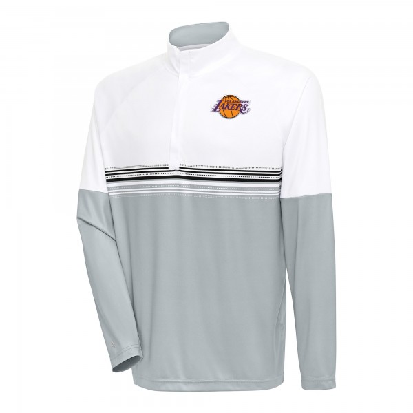 Кофта на короткой молнии Los Angeles Lakers Antigua Bender - White/Black