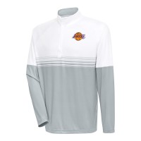 Кофта на короткой молнии Los Angeles Lakers Antigua Bender - White/Gray
