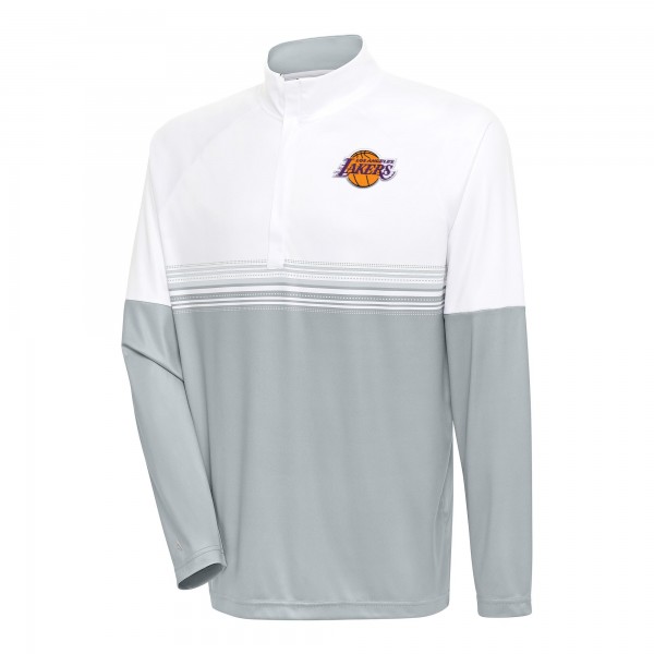 Кофта на короткой молнии Los Angeles Lakers Antigua Bender - White/Gray
