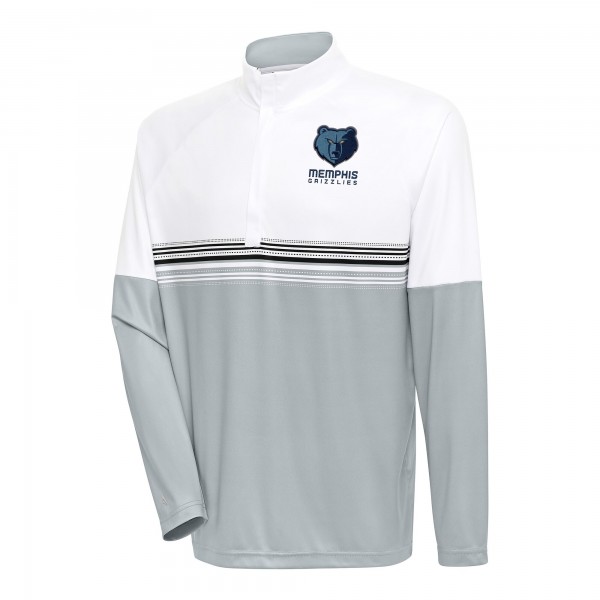 Кофта на короткой молнии Memphis Grizzlies Antigua Bender - White/Black