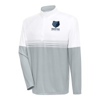 Кофта на короткой молнии Memphis Grizzlies Antigua Bender - White/Gray