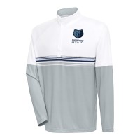 Кофта на короткой молнии Memphis Grizzlies Antigua Bender - White/Navy