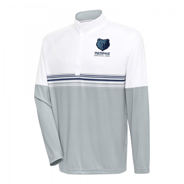 Кофта на короткой молнии Memphis Grizzlies Antigua Bender - White/Navy