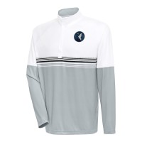 Кофта на короткой молнии Minnesota Timberwolves Antigua Bender - White/Black
