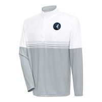 Кофта на короткой молнии Minnesota Timberwolves Antigua Bender - White/Gray