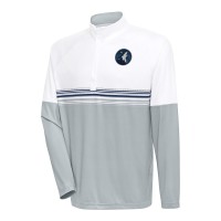 Кофта на короткой молнии Minnesota Timberwolves Antigua Bender - White/Navy