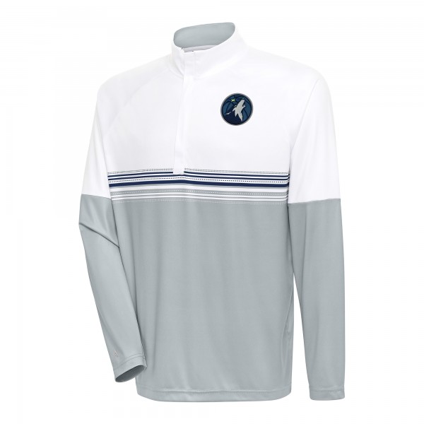 Кофта на короткой молнии Minnesota Timberwolves Antigua Bender - White/Navy