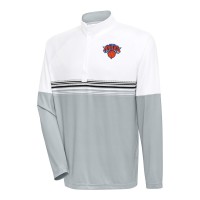 Кофта на короткой молнии New York Knicks Antigua Bender - White/Black