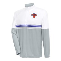 Кофта на короткой молнии New York Knicks Antigua Bender - White/Royal