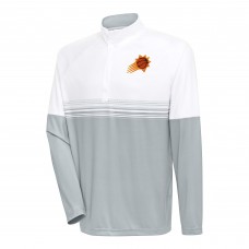 Кофта на короткой молнии Phoenix Suns Antigua Bender - White/Gray