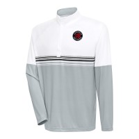 Кофта на короткой молнии Toronto Raptors Antigua Bender - White/Black