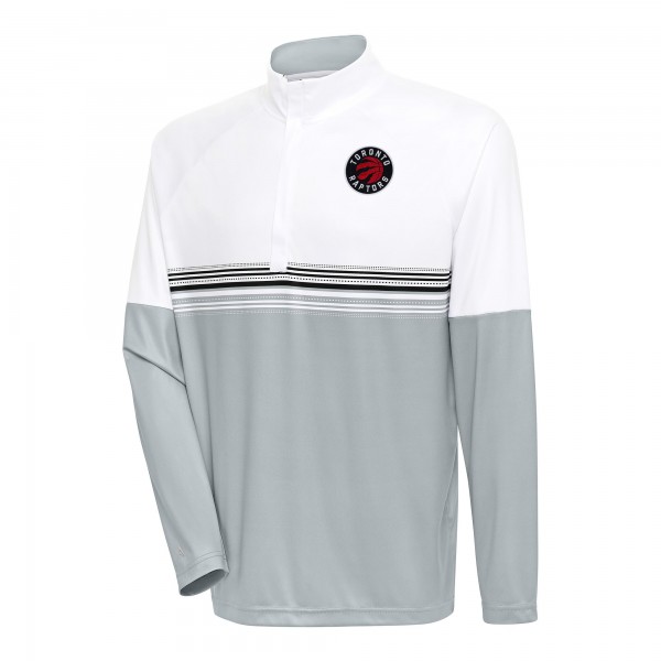 Кофта на короткой молнии Toronto Raptors Antigua Bender - White/Black
