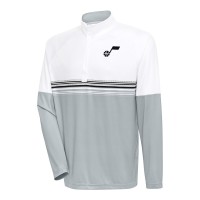 Кофта на короткой молнии Utah Jazz Antigua Bender - White/Black